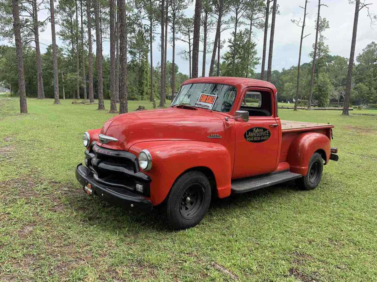 1954 Red Chevrolet 3100