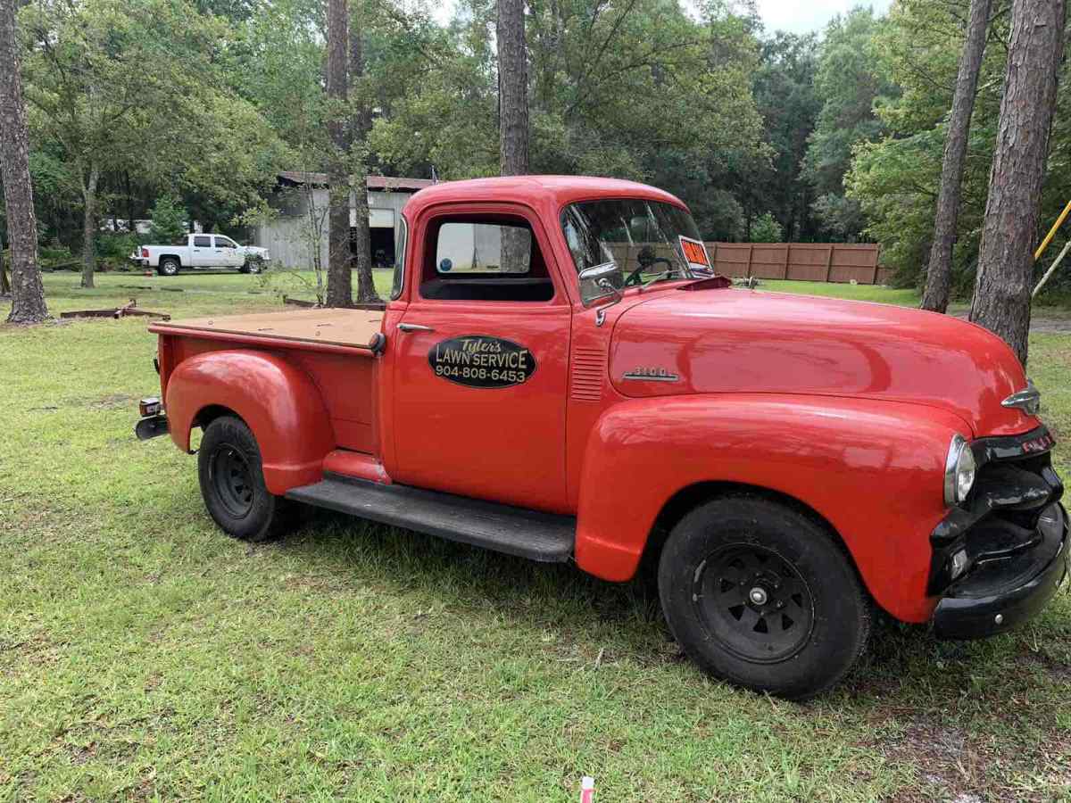 1954 Red Chevrolet 3100