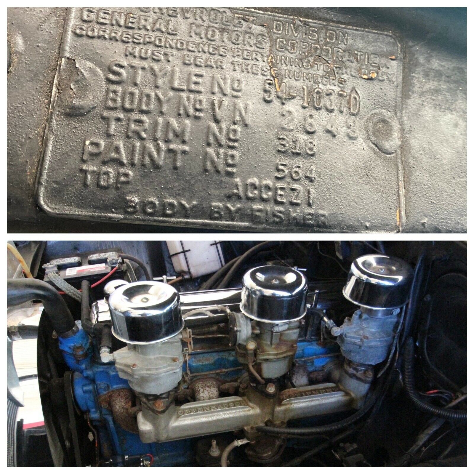 1954 Tan Chevrolet Bel Air/150/210 Coupe