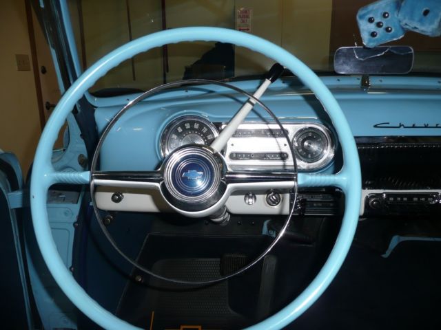 1954 Blue Chevrolet Bel Air/150/210 Coupe
