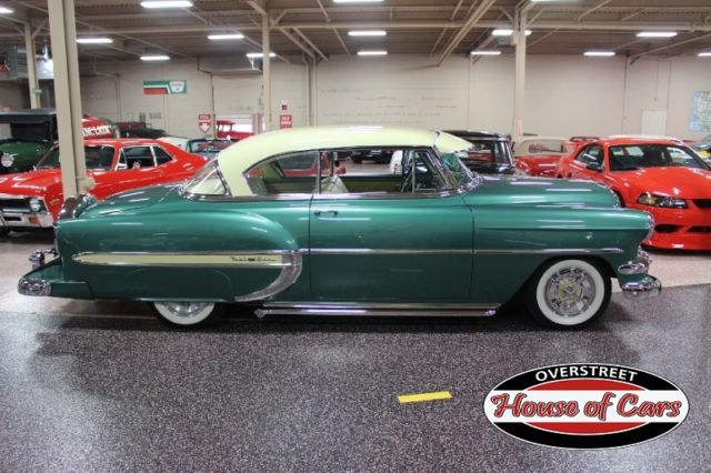 1954 Green Chevrolet Bel Air/150/210 Coupe