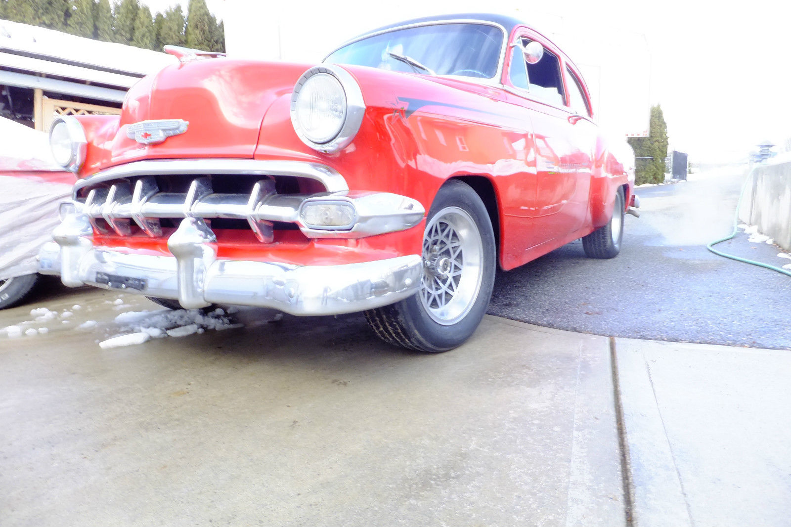 1954 Red Chevrolet Bel Air/150/210 Coupe