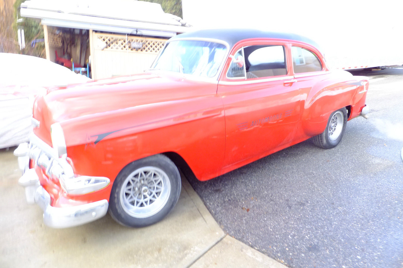 1954 Red Chevrolet Bel Air/150/210 Coupe