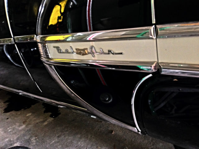 1954 black Chevrolet Bel Air/150/210 Sedan