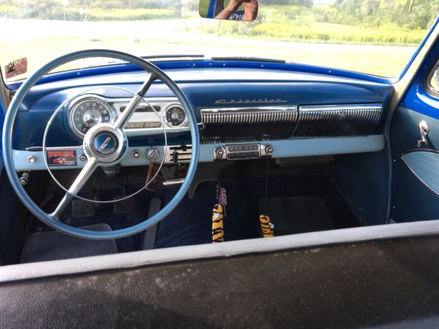 1954 Blue Chevrolet Bel Air/150/210 Sedan