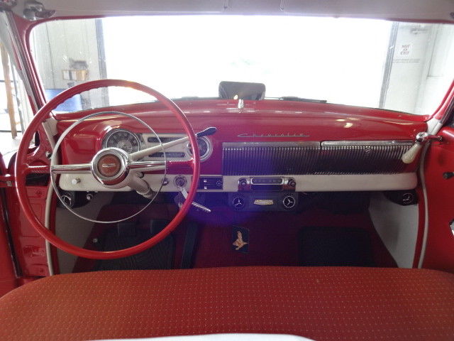 1954 RED/WHITE Chevrolet Bel Air/150/210 Coupe