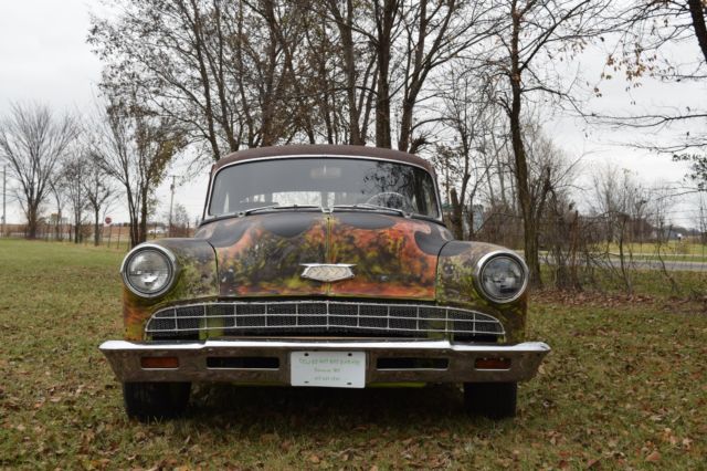 1954 Black Chevrolet Bel Air/150/210 Sedan
