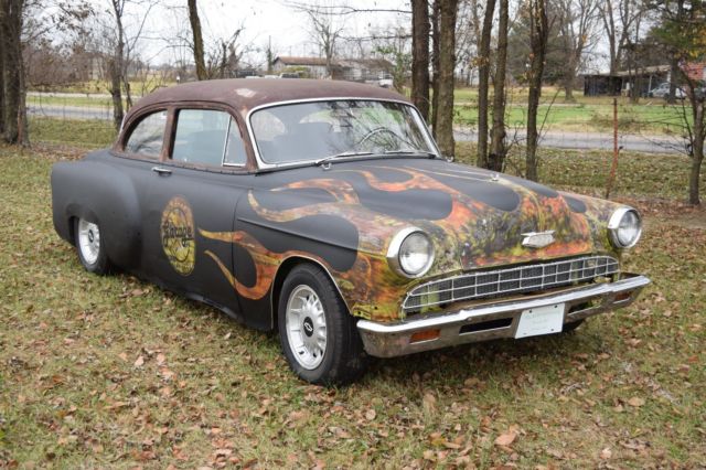 1954 Black Chevrolet Bel Air/150/210 Sedan