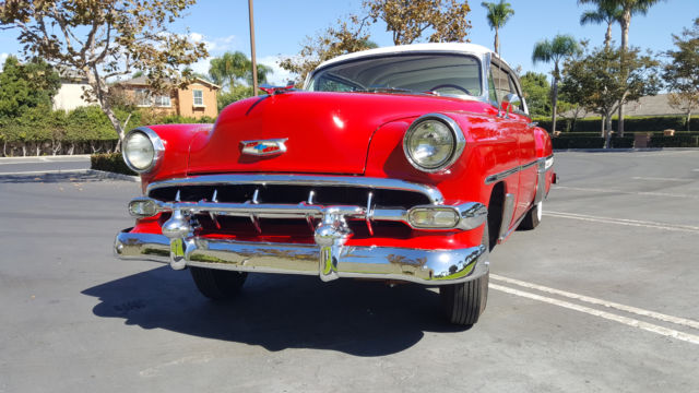 1954 Romany Red Chevrolet Bel Air/150/210 Coupe