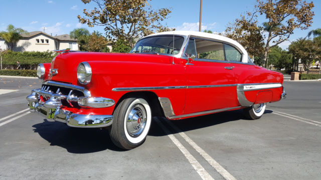 1954 Romany Red Chevrolet Bel Air/150/210 Coupe