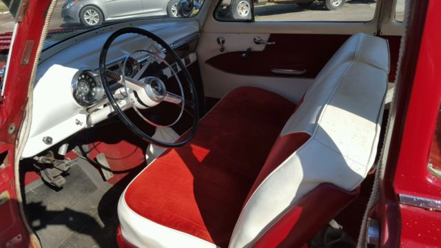 1954 Red Chevrolet Bel Air/150/210 Two Door