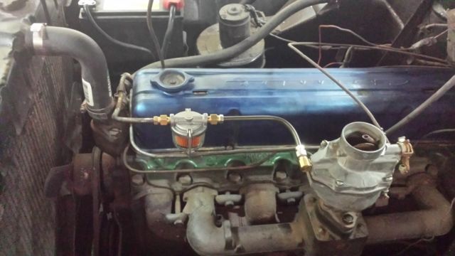 1954 Red Chevrolet Bel Air/150/210 Sedan