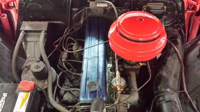 1954 Red Chevrolet Bel Air/150/210 Sedan