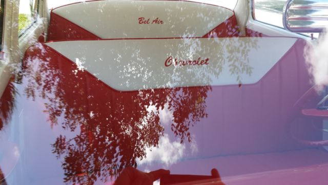 1954 Red Chevrolet Bel Air/150/210 Sedan