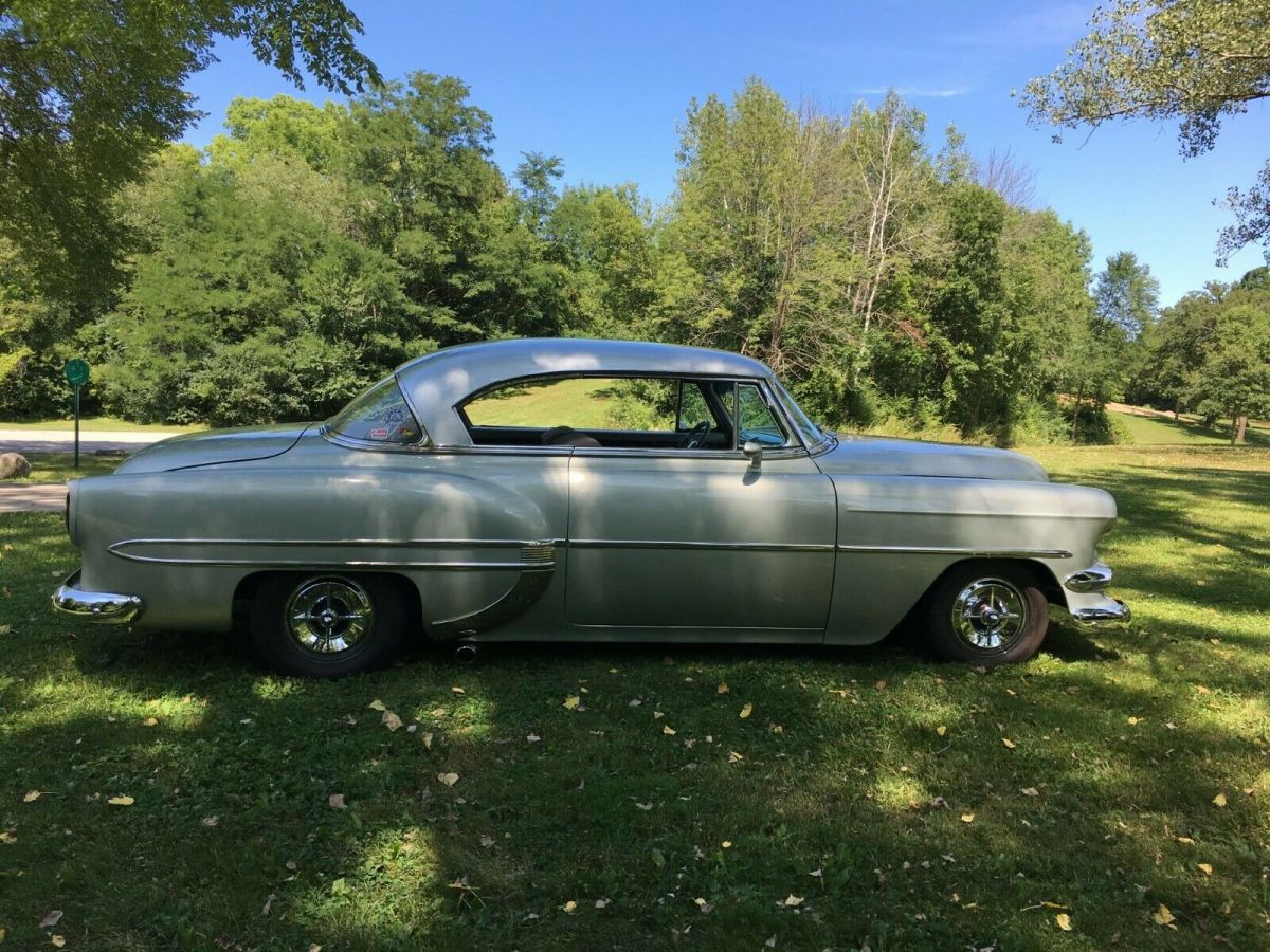 1954 Silver/Silver Green Chevrolet Bel Air/150/210 Coupe