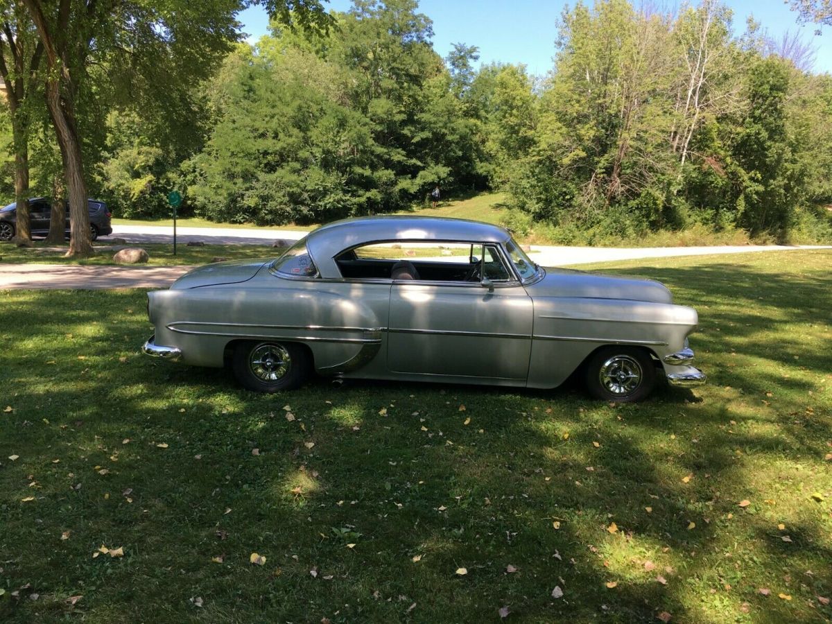 1954 Silver/Silver Green Chevrolet Bel Air/150/210 Coupe