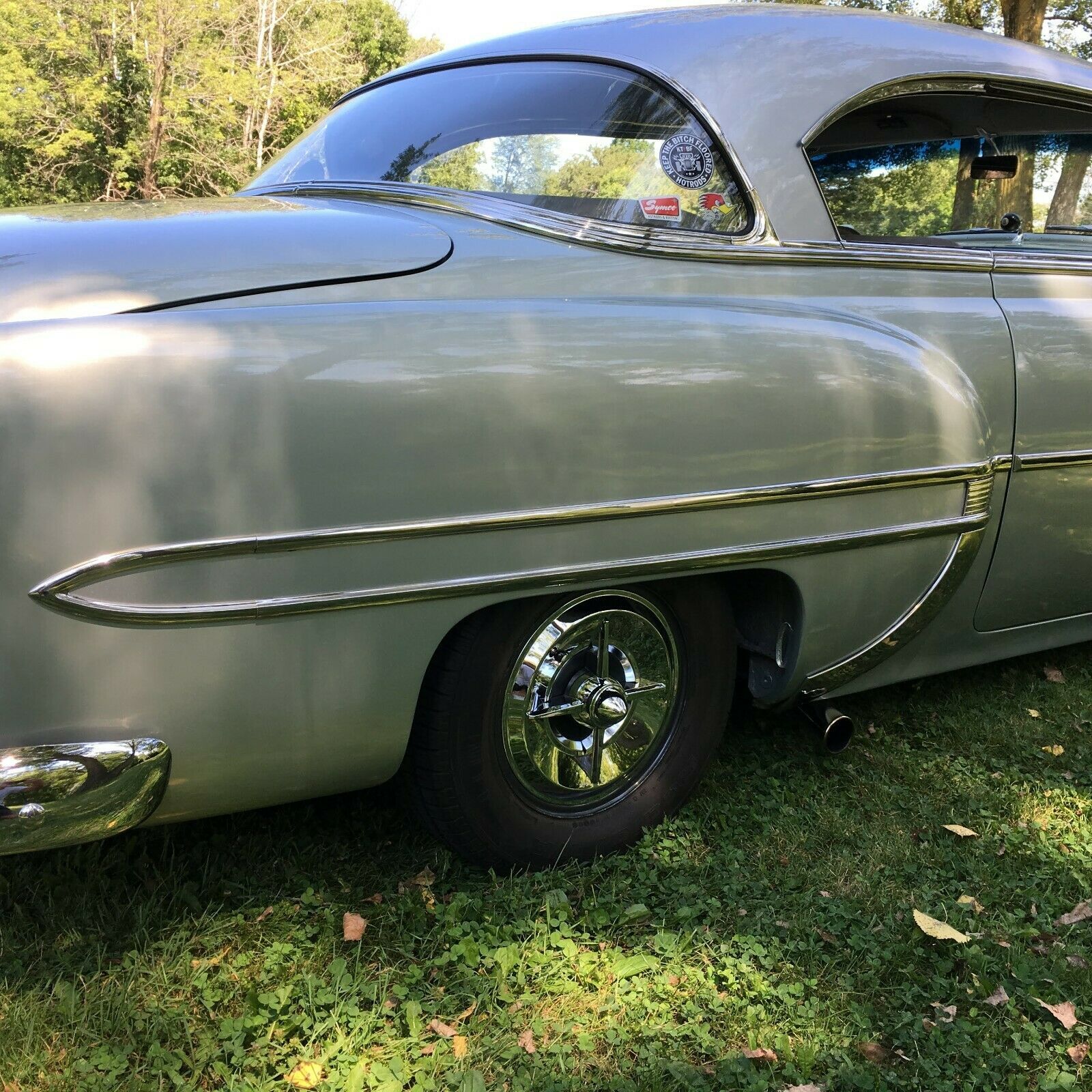 1954 Silver/Silver Green Chevrolet Bel Air/150/210 Coupe