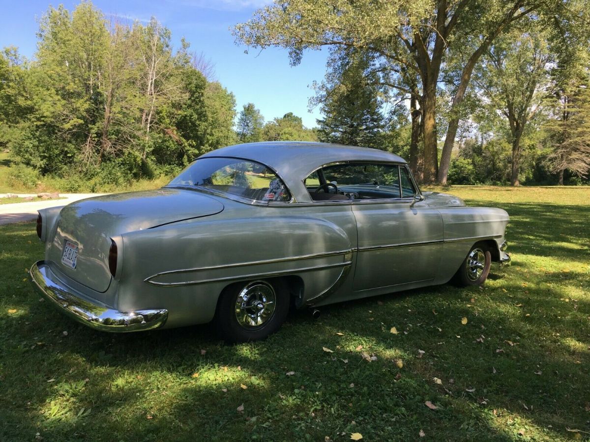 1954 Silver/Silver Green Chevrolet Bel Air/150/210 Coupe