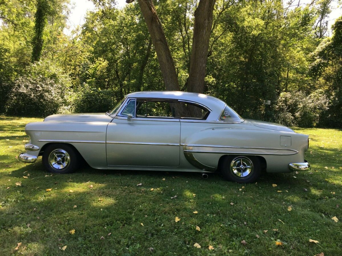 1954 Silver/Silver Green Chevrolet Bel Air/150/210 Coupe
