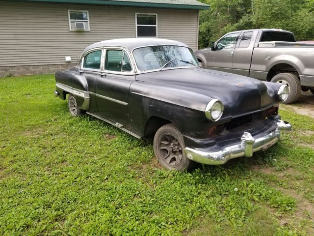 1954 Black Chevrolet Bel Air/150/210 Sedan