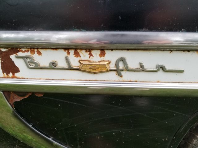 1954 Black Chevrolet Bel Air/150/210 Sedan