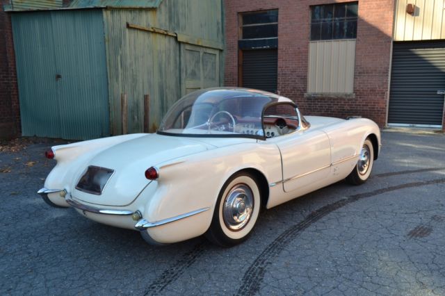 1954 Polo White Chevrolet Corvette Convertible
