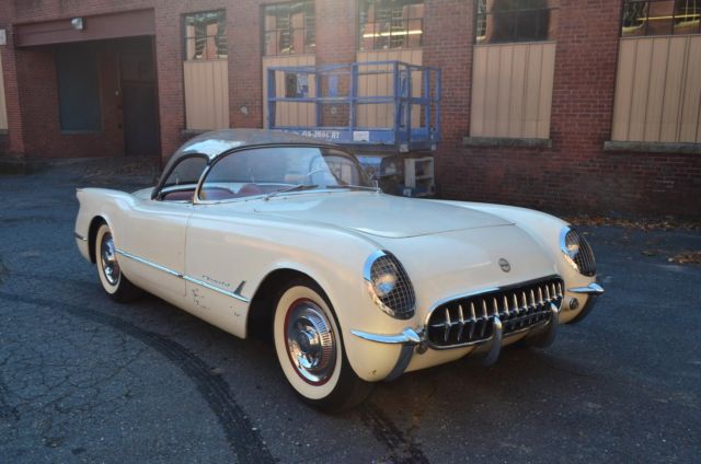 1954 Polo White Chevrolet Corvette Convertible