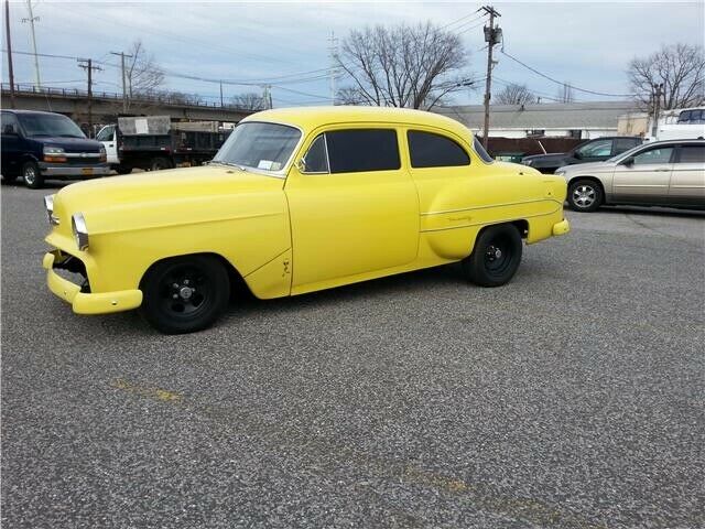 1954 Yellow Chevrolet Bel Air/150/210 Coupe