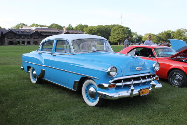 1954 Blue Chevrolet Bel Air/150/210 Sedan
