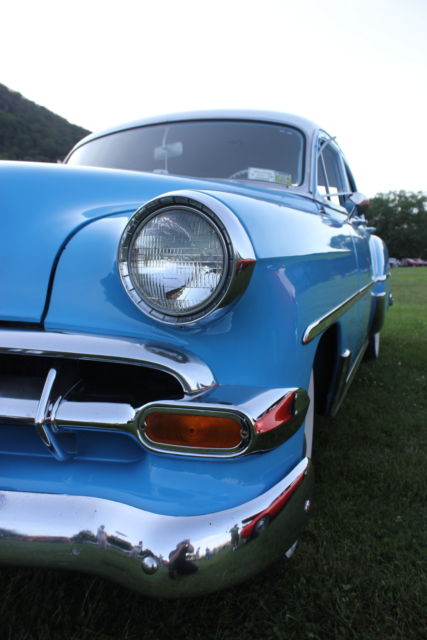 1954 Blue Chevrolet Bel Air/150/210 Sedan