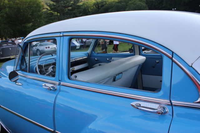 1954 Blue Chevrolet Bel Air/150/210 Sedan