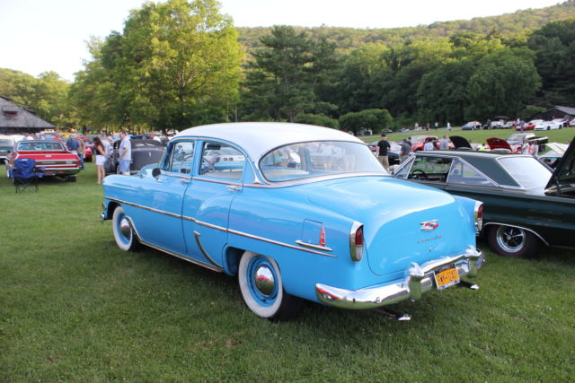 1954 Blue Chevrolet Bel Air/150/210 Sedan