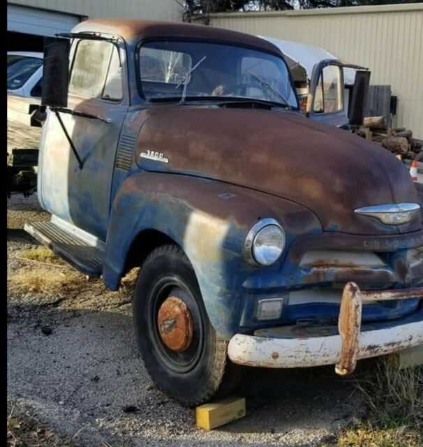1954 Chevy 3800 One Ton Flat Bed Pickup for sale: photos, technical ...