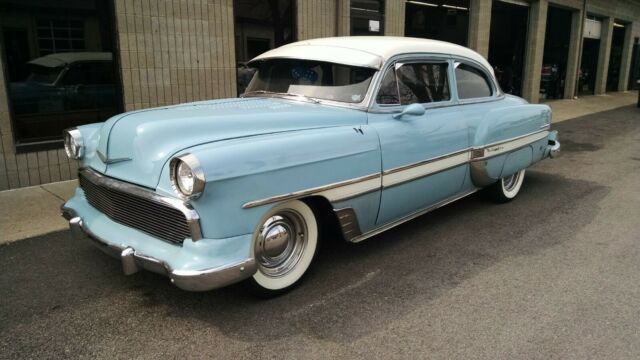 1954 Blue Chevrolet Bel Air/150/210 Coupe