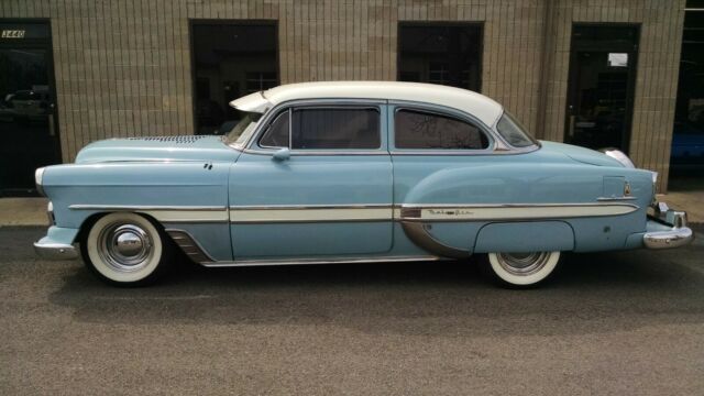 1954 Blue Chevrolet Bel Air/150/210 Coupe
