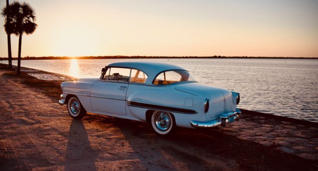 1954 White Chevrolet Bel Air/150/210 Coupe