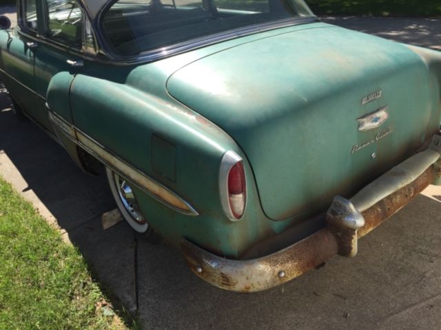 1954 Green Chevrolet Bel Air/150/210 Coupe