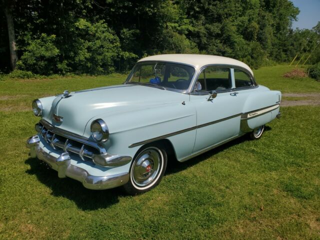 1954 Blue Chevrolet Bel Air/150/210