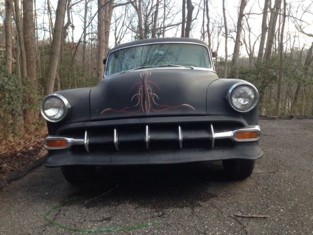 1954 Black Chevrolet Bel Air/150/210 2dr sedan