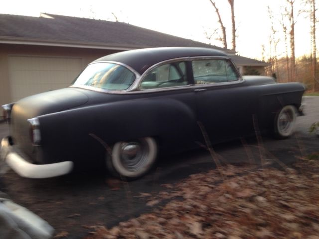 1954 Black Chevrolet Bel Air/150/210 2dr sedan