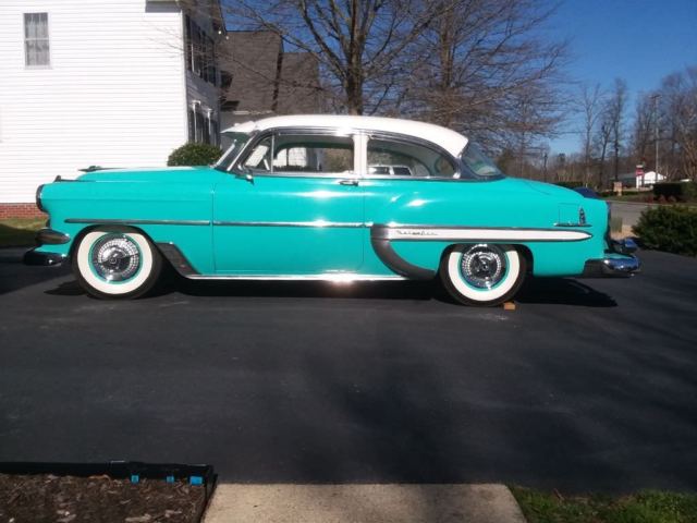 1954 Teal Chevrolet Bel Air/150/210 Sedan