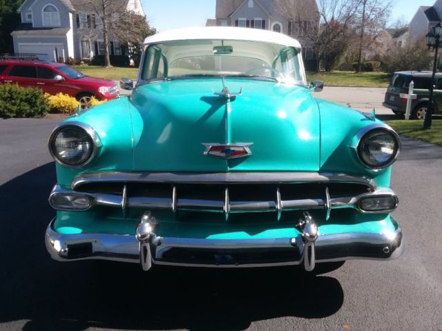 1954 Teal Chevrolet Bel Air/150/210 Sedan