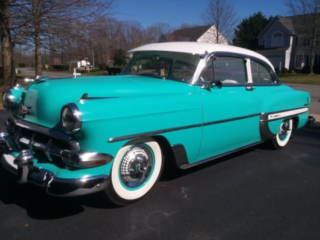 1954 Teal Chevrolet Bel Air/150/210 Sedan