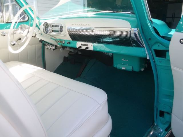1954 Teal Chevrolet Bel Air/150/210 Sedan