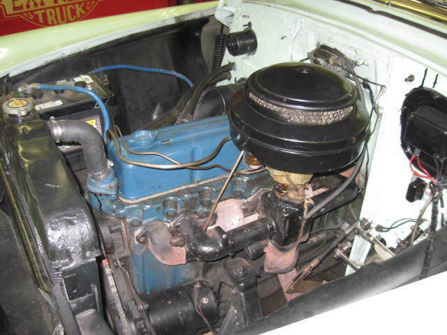 1954 Green and white Chevrolet Bel Air/150/210 Sedan