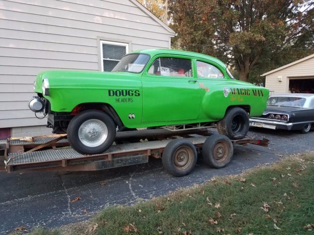 1954 Green Chevrolet Bel Air/150/210
