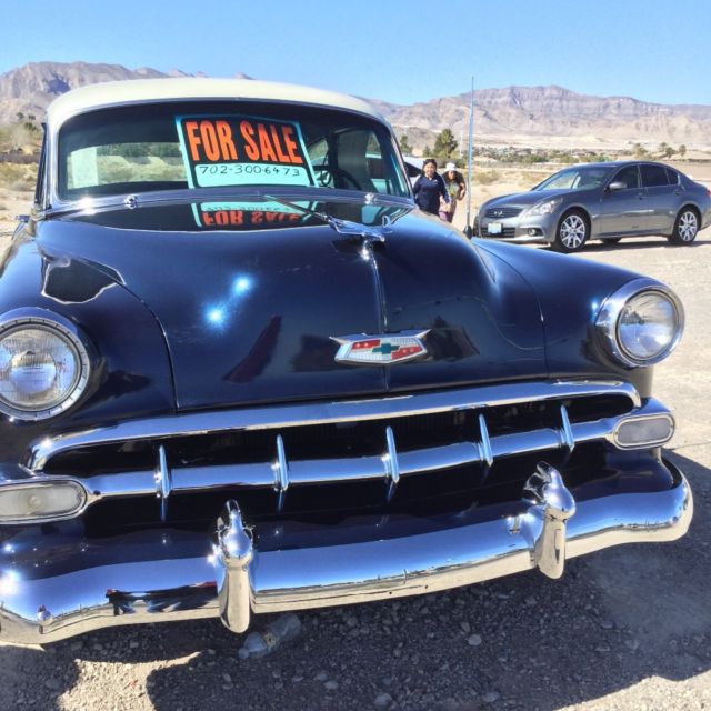1954 Blue Chevrolet Bel Air/150/210 Coupe
