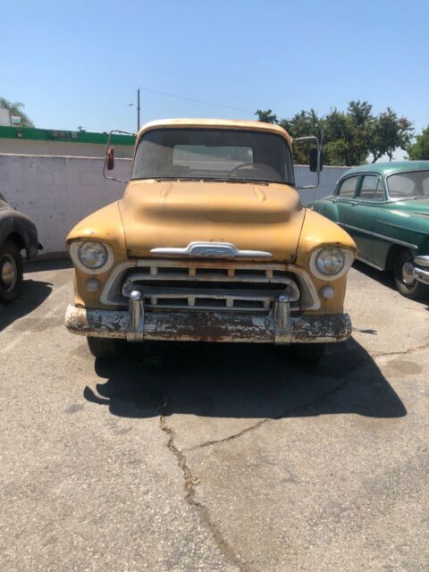 1957 Yellow Chevrolet Other Pickups