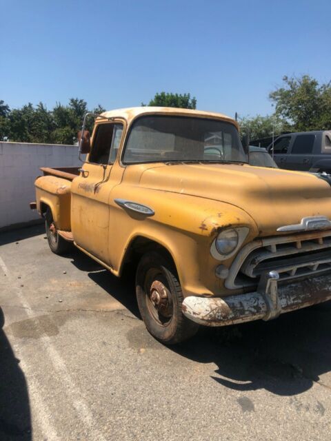 1957 Yellow Chevrolet Other Pickups