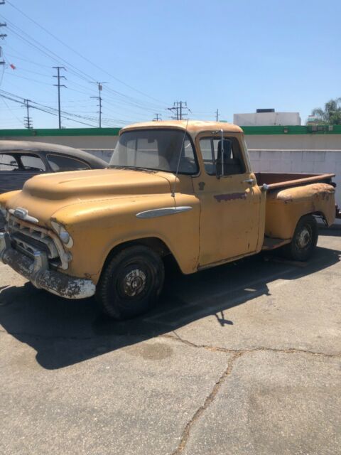1957 Yellow Chevrolet Other Pickups